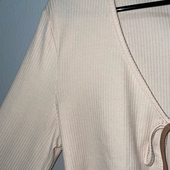 Brown and cream long sleeve from ROMWE - Picture 4 of 6